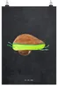 Mr. & Mrs. Panda Bild Avocado Yoga DIN A0 - Kreidetafel - Produktbild-Vorschau 1