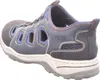 Rieker Slipper gelocht gefloch. modisch in blau, Gr. 45 Voir les images du produit 39