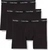 Calvin Klein Boxershorts,  Herren 3p Boxer Brief, Schwarz, Produktbild-Vorschau 1