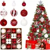 44 Stš¹ck Weihnachtskugeln Kunststoff, Christbaumkugeln Produktbild-Vorschau 1