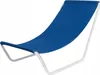 Chaise longue de plage, pliante, bleue Voir les images du produit 1