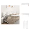 vidaXL Kopfteil mit Ohren Weiß 163x16x78/88 cm Kunstleder - Produktbild-Vorschau 1