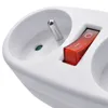 Solight Biela rozbočovacia zásuvka s vypínačom 2x10A P107 Náhľad obrázku produktu 4