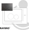 RAYBRO Betätigungsplatte CORTADO 65 Gun Metal für Geberit Produktbild-Vorschau 3