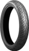 A studio shot of a motorcycle tire. Produktbild-Vorschau