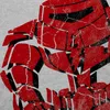 style3 Walking Robot Nr.1 Damen T-Shirt, Farbe:Grau Produktbild-Vorschau 2