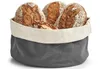 Zeller Brotbeutel, rund, Baumwolle, anthrazit/créme Ø20x12 Produktbild-Vorschau 6