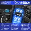 Close-up of an electric bicycle battery pack with protective features highlighted. Náhľad obrázku produktu