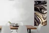 MuchoWow® Poster Marmoroptik - Schwarz - Gold - Weiß - Produktbild-Vorschau 2