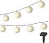 Lumineo LED-Solar-Lampionkette Weiß 450 cm - 10 Lampions Ø Produktbild-Vorschau 3