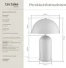tectake® Retro-Tischlampe Altea Pilzdesign im 70er Jahre Produktbild-Vorschau 5