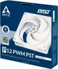 The image shows the retail packaging of a computer fan. Produktbild-Vorschau