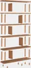 Skye Decor, Meta- Meta DRA, Atlantikkiefer, Bücherregale, Produktbild-Vorschau 3