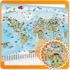 Poster Kids World Map XXL - Tedesco Anteprima dell’immagine prodotto 8