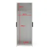 Eckschrank Napoli Version 9, Kleiderschrank mit Spiegel, Produktbild-Vorschau 4