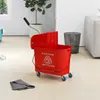 HOMCOM Putzwagen Putzeimer Eimer Fahreimer Reinigungswagen Produktbild-Vorschau 2