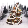 LuVille Świąteczna wioska – miniaturowy stok narciarski – Podgląd zdjęcia produktu 2