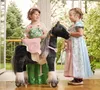 Cheval mécanique Ponnie Domino S avec selle rose Voir les images du produit 19