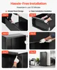 VEVOR Aktenschrank 80x40x175 cm, Abschließbarer Produktbild-Vorschau 7