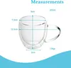 Intirilife 4x Doppelwandiges Thermo Glas Set in 200 - 250ml Produktbild-Vorschau 4