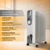 Heidenfeld Ölradiator ÖR200 mit Thermostat & Timer Produktbild-Vorschau 3