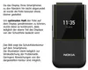 2x Schutzfolie für Nokia 2720 Flip Rückseite matt Produktbild-Vorschau 6