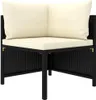 set di divani da giardino 5 pezzi con cuscini in poly Anteprima dell’immagine prodotto 10