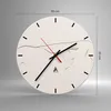 Wanduhr - Rund - Glasuhr - Skizze Nacktheit Frau - 30x30cm Produktbild-Vorschau 3