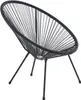 Gartensessel 2er-Set - Polyrattan - Schwarz - ALIOS III von Produktbild-Vorschau 4
