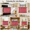 Scheibengardine Buffalo Plaid Landhausstil mit Rüschen Produktbild-Vorschau 7
