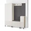 Garderoben-Set Ritmo version 7 – gefräste Kleiderschrank Produktbild-Vorschau 1
