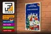 Holzschild Weihnachtsgrüße HOHEN NEUENDORF Geschenk 20x30cm Produktbild-Vorschau 3