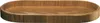 Plateau en bois ovale 35,5x16,5cm/H.2,5cm COPPA WOOD Voir les images du produit 2
