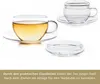 Creano 2er-Set Glas-Tasse mit Untertasse & Deckel, Produktbild-Vorschau 3