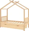 vidaXL Kinderbett mit Schublade Massivholz Kiefer 80x160 cm Produktbild-Vorschau 1