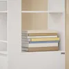 SoBuy STR15-W Eckregal mit 3 offenen Regalen und Büchern in Weiß Produktbild-Vorschau