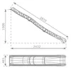 Rocli Kunststoffrutsche Gelb, H:1500 mm Produktbild-Vorschau 6