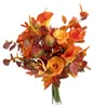Künstlicher herbststrauß james orange h55cm  - Atmosphera Produktbild-Vorschau 1
