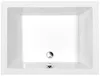 DEEP tiefe Duschwanne, rechteckig 100x75x26cm, Weiß Produktbild-Vorschau 1