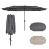 Puluomis Parasol 400 x 200 x238cm UPF 50+ avec manivelle Voir les images du produit 1