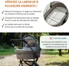 be4home matelas de lit de bébé ovale 70 x 37 cm, respirant, Voir les images du produit 3