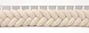 Bettschlange 400 cm Beige – geflochtene Bettumrandung fürs Produktbild-Vorschau 1