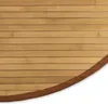 Homestyle4u Bambusmatte Braun 120cm rund Bambusteppich Produktbild-Vorschau 6