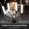 Flexible 4-armige LED-Videoleuchte Fotografie Fuelllicht Produktbild-Vorschau 7