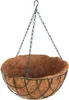 Blumenampel 30cm mit Kokosfaser Pflanzeinlage Hängeampel Produktbild-Vorschau 1
