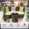 TecTake 403140, Černá, Hnědá, 2 sedadlo/sedadel, Dospělí a Náhled obrázku produktu 5