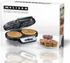 Melissa 16250087 - Doppel-Waffeleisen 1200W, schwarz Produktbild-Vorschau 4