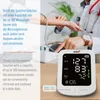 A doctor is taking a patient's blood pressure with a digital monitor. Produktbild-Vorschau