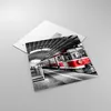 Bilder auf glas - Bahn Bahnhof Zug Transport - 60x60cm - Produktbild-Vorschau 2