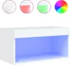 vidaXL TV skrinka s LED svetlami biela 60x30x30 cm Náhľad obrázku produktu 1